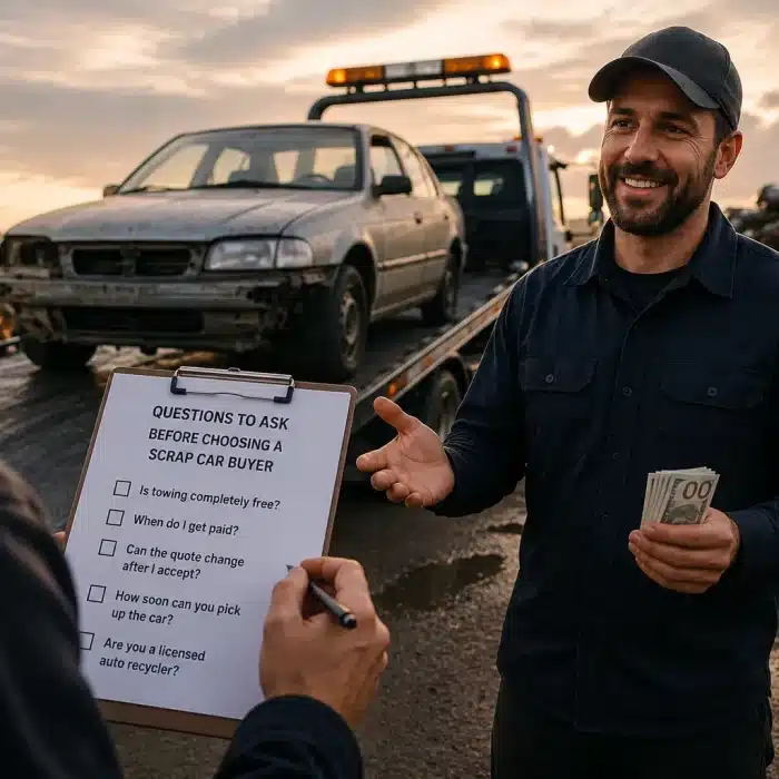 Questions to Ask Scrap Car Buyer