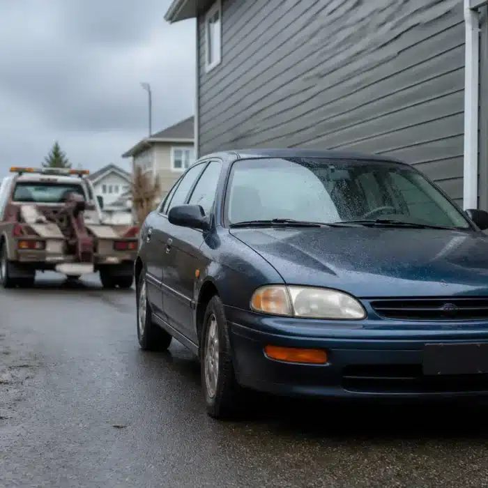 Car removal for a blocked-in vehicle in BC