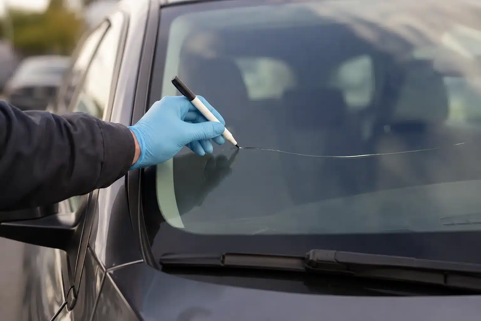 sell a car with a cracked windshield